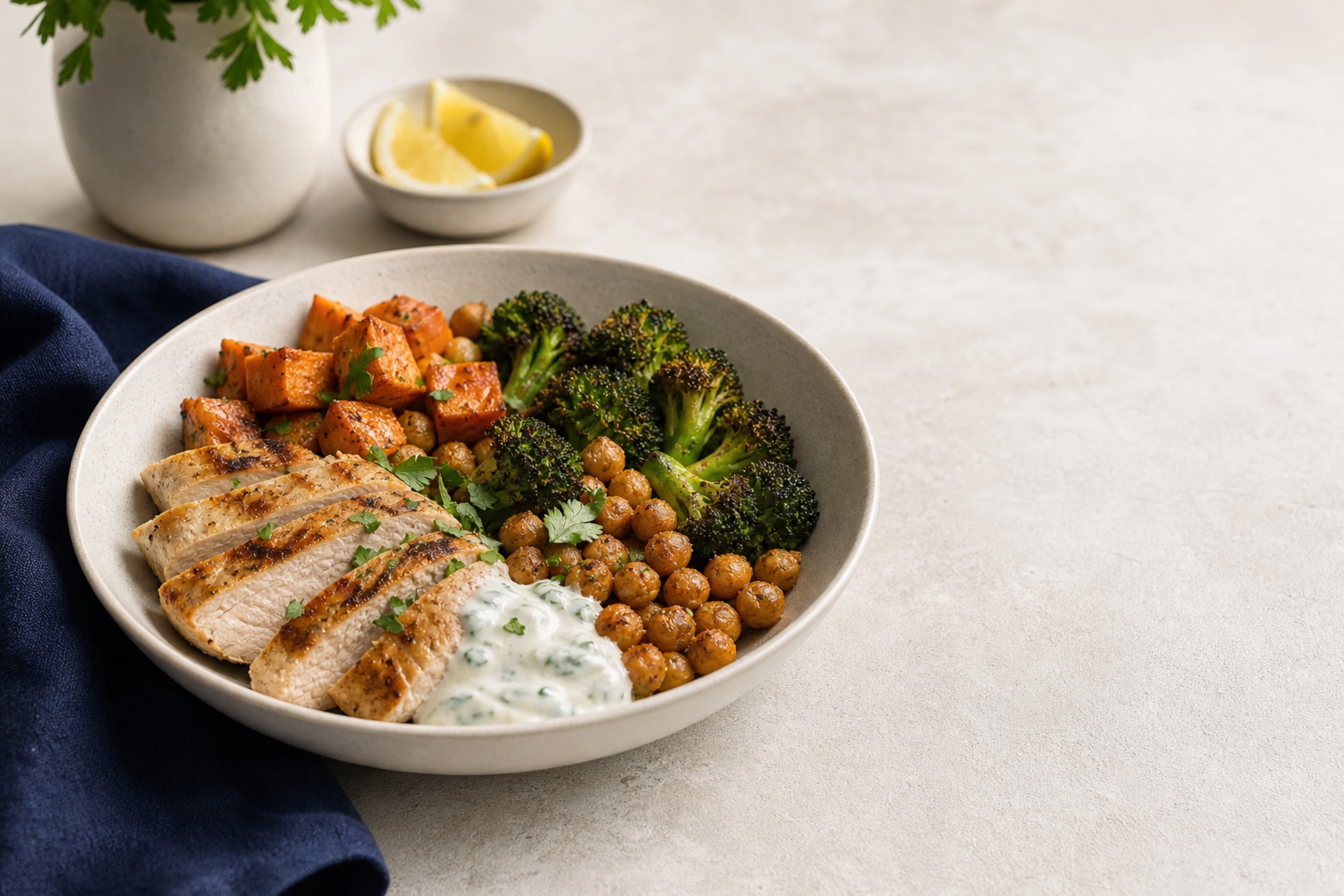Proteinreiche Bowl